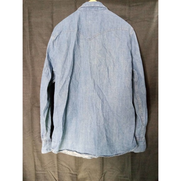 VINTAGE Levis Jacket Adult size XL EXTRA LARGE Blue Red Tab Denim Jean Coat Mens - Picture 8 of 9